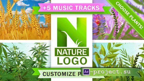 Videohive: Nature Eco Plants Logo - Project for After Effects 