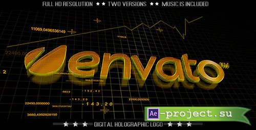 Videohive: Digital Technology Logo - Finance Economy Intro - Project for After Effects 