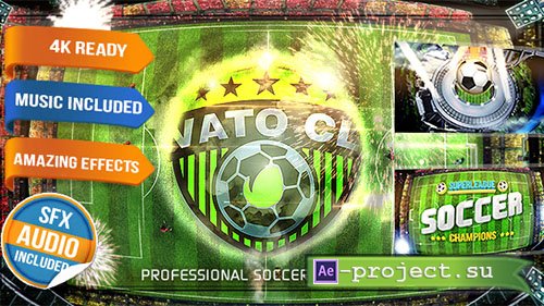 Videohive: Soccer Logo Opener - Football Intro - Project for After Effects 