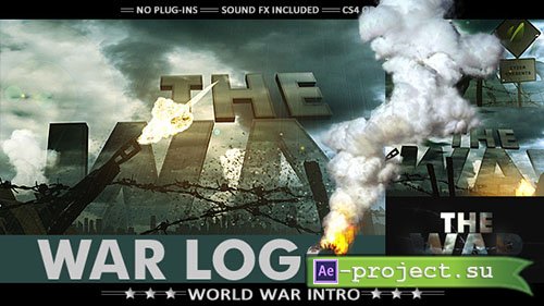 Videohive: War Logo Opener - Realistic Military Intro - Project for After Effects 