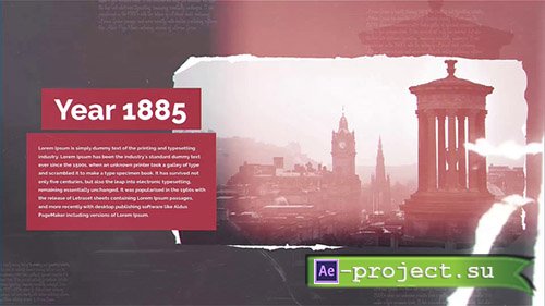 Videohive: Moments Of History - Project for After Effects 
