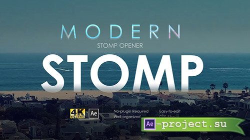 Videohive: Modern Stomp Opener 22022906 - Project for After Effects