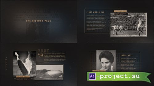 Videohive: The History Pack - Project for After Effects 