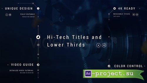 Videohive: Hi-Tech Titles and Lower Thirds - Project for After Effects