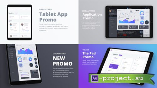 Videohive: Tablet Presentation Kit - Project for After Effects 