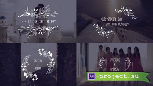 Clean Wedding Titles 125344 - After Effects Templates