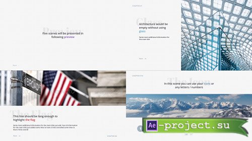 Videohive: Minimal Video Presentation - Project for After Effects 