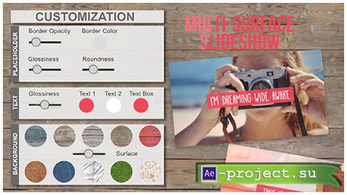 Videohive: Multi-Surface SlideShow - Project for After Effects 