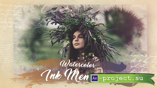 Videohive: Watercolor Ink Memories - Project for After Effects 
