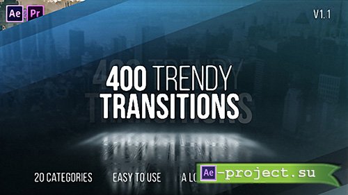 Videohive: Trendy Transitions 22114911 - Project for After Effects