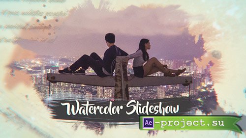 Videohive: Ink Watercolor Slideshow | Opener - Project for After Effects 