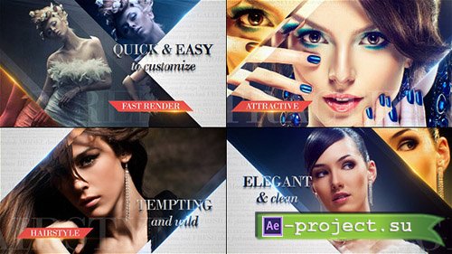 Videohive: Fashion Slideshow 14907824 - Project for After Effects 