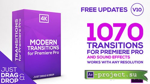 Videohive: Modern Transitions | For Premiere PRO Templates 