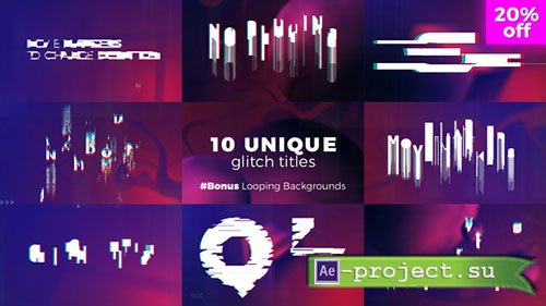 Videohive: Glitch Titles Sequence - Project for After Effects 