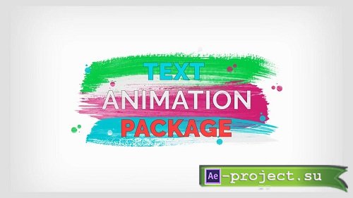 Brush Kinetic Typography - After Effects Templates