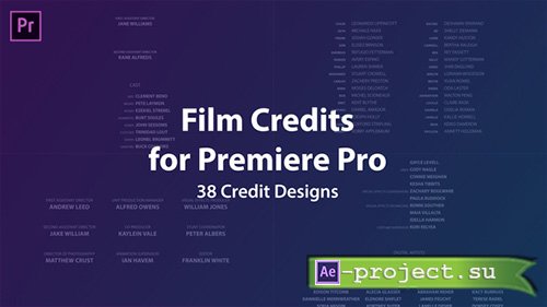 Videohive: Film Credits Kit - Project for After Effects & Premiere Pro Templates 