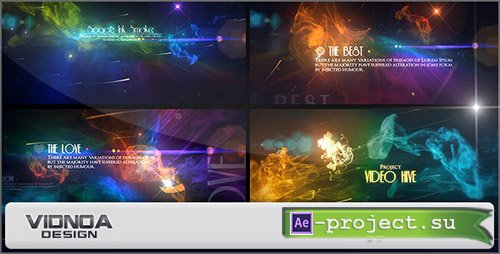 Videohive: Space Ink Smoke - Project for After Effects 