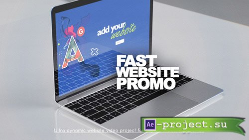 Videohive: Fast Website Promo - Project for After Effects 
