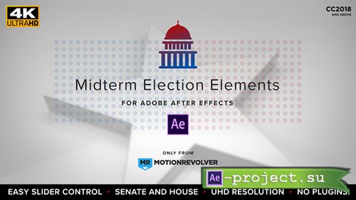 Videohive: Midterm Election Elements | Congress & Senate - Project for After Effects 
