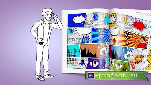Male Character - Doodle Whiteboard Animation 106875 - After Effects Templates