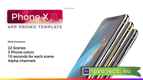 Videohive: App Promo Phone XS - Project for After Effects 