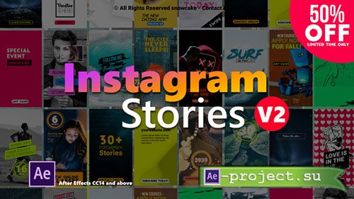 Videohive: Instagram Stories v2 - Project for After Effects