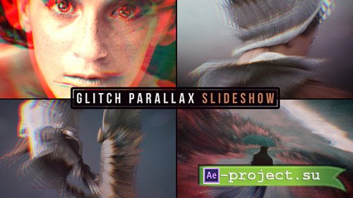 Videohive: Glitch Parallax Slideshow 19638658 - Project for After Effects 