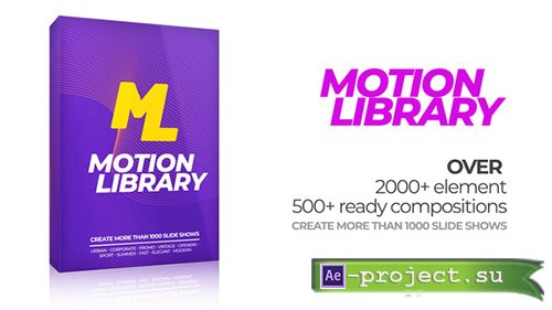 Videohive: Motion Library Pack - Project for After Effects 