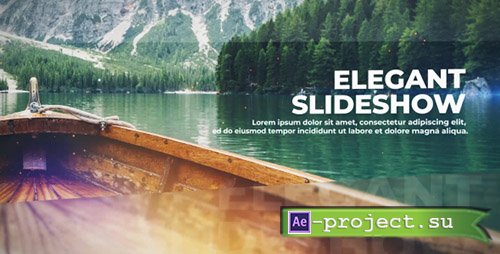 Videohive: Elegant Slideshow.zip - Project for After Effects 