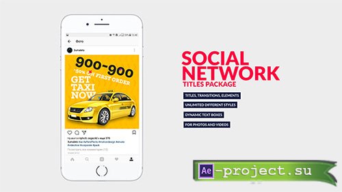 Videohive: Social Media Titles Bundle - Project for After Effects 