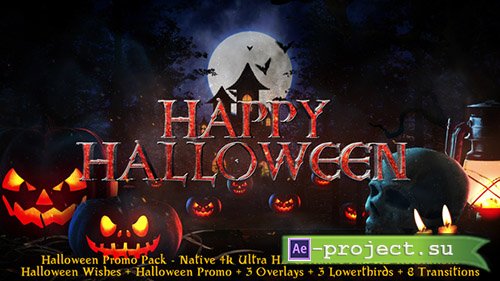 Videohive: Halloween - Broadcast Pack - Project for After Effects 