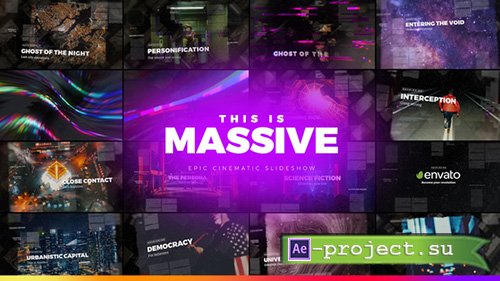 Videohive: Massive - Epic Cinematic Slideshow - Project for After Effects 