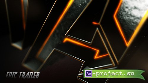 Videohive: Movie Trailer And Logo Opener 3D - Project for After Effects 