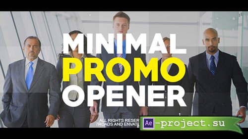Videohive: Minimal Promo Opener - Project for After Effects 
