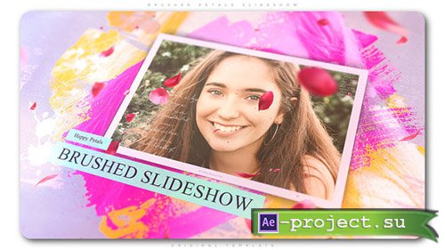 Videohive: Brushed Petals Slideshow - Project for After Effects 