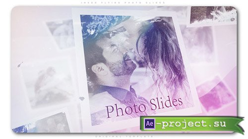 Videohive: Inked Flying Photo Slides - Project for After Effects 