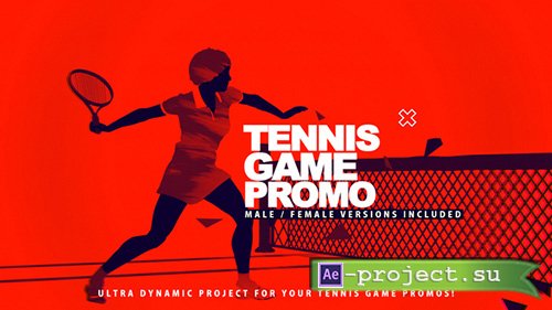 Videohive: Tennis Game Promo - Project for After Effects 
