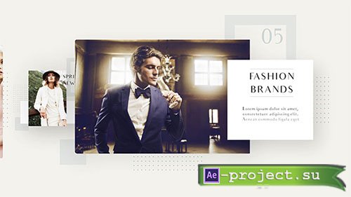Videohive: Elegant Commercial Slideshow - Project for After Effects 