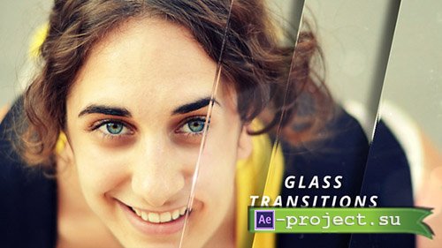 Videohive: Glass Transitions 22566677 - Project for After Effects 