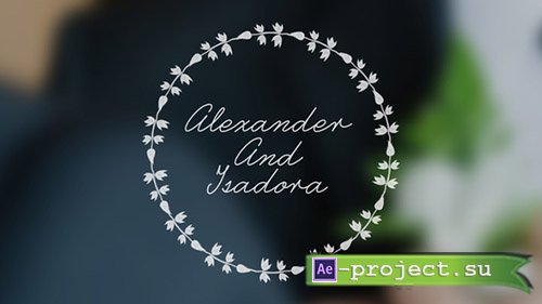 Videohive: Wedding Animated Typeface - Project for After Effects 