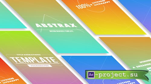 Videohive: Abstrax Titles MOGRT - Premiere Pro Templates 