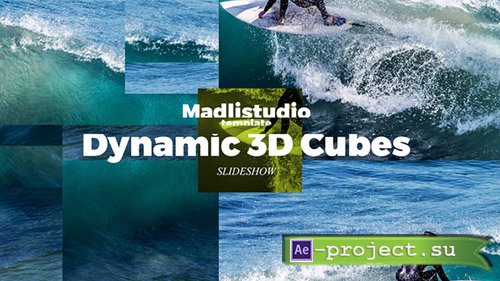 Videohive: Dynamic 3D Cubes Slideshow - Project for After Effects 