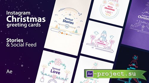 Videohive: Instagram Christmas - Project for After Effects 