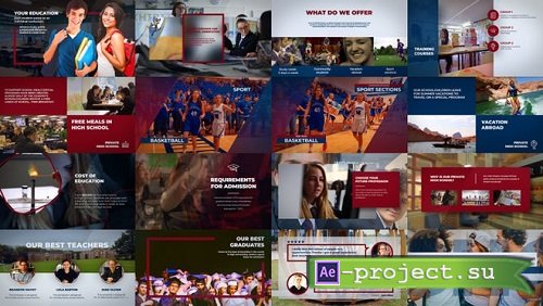 College - High School Promo 128659 - After Effects Templates