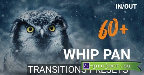 60 Whip Pan Transition Presets - Premiere Pro Templates 138801