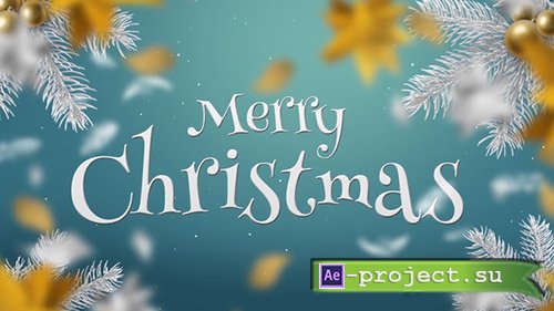 Videohive: White & Gold Christmas Slideshow - Project for After Effects 