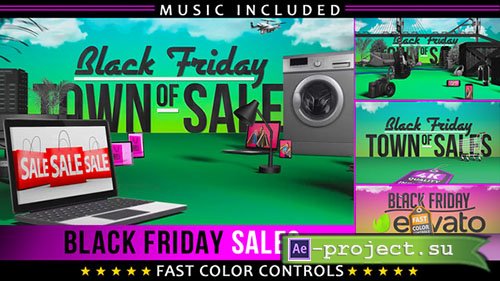 Videohive: Black Friday Shopping Promotion - Project for After Effects 