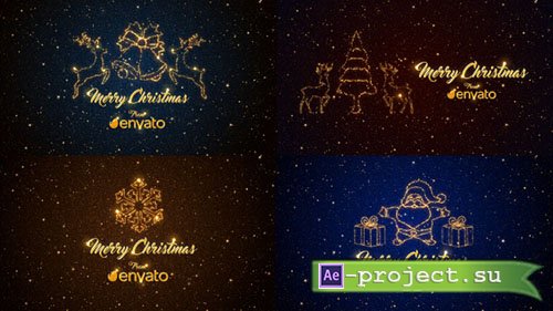 Videohive: Christmas Short Greetings - Project for After Effects 