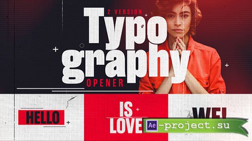 Videohive: Typography 22786900 - Project for After Effects 