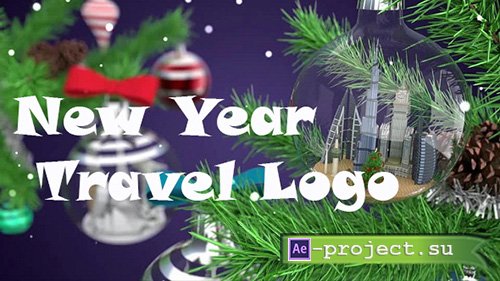 Videohive: New Year Travel Logo - Project for After Effects 